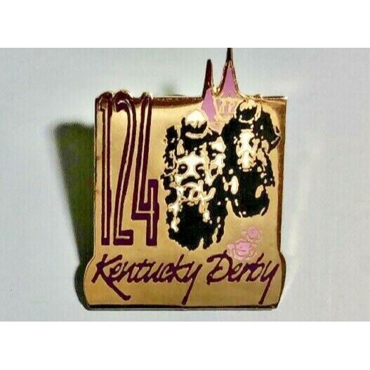124th Kentucky DerbyLouisvilleKy Horse Racing Pin